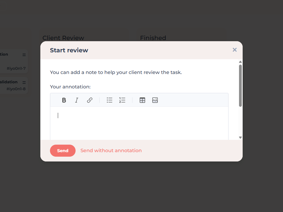 Aprovação do cliente através do fluxo FeatValue – Asana