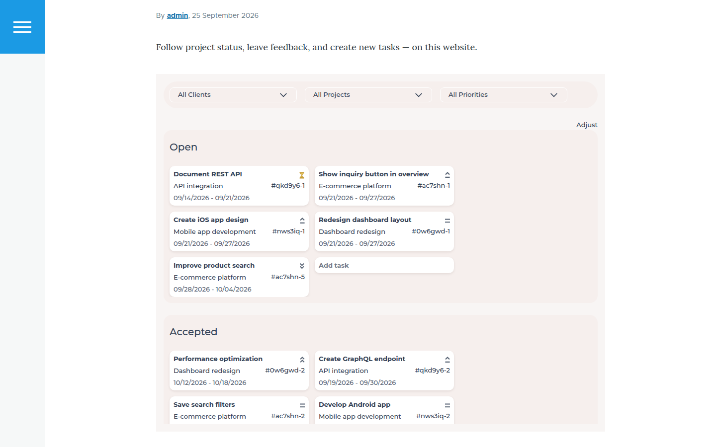 FeatValue dashboard embedded on a Drupal website