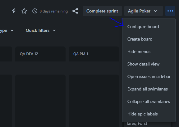 Configure Jira Board